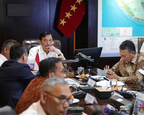 Menko Luhut Pimpin Rapat Koordinasi Disinvestasi Pt Indonesia Vale Tbk