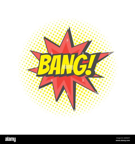 Boom And Bang Explosion Colorful Vector Cartoon Bang Boom Text