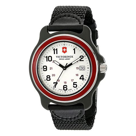 Victorinox Swiss Army 249085 Original Xl Red Bezel Nylon Band