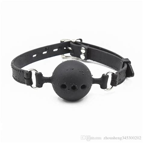 3 sizes bdsm bondage toys open mouth silicone holes ball gag with buckle silicone strap slave
