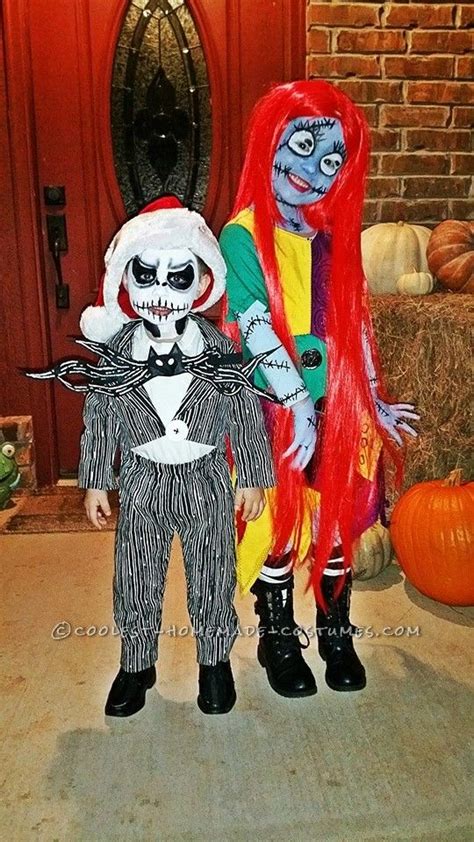 Cool Sally And Jack Skellington Childs Couple Costume Jack