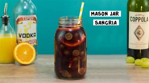 Mason Jar Sangria Cocktail Recipe