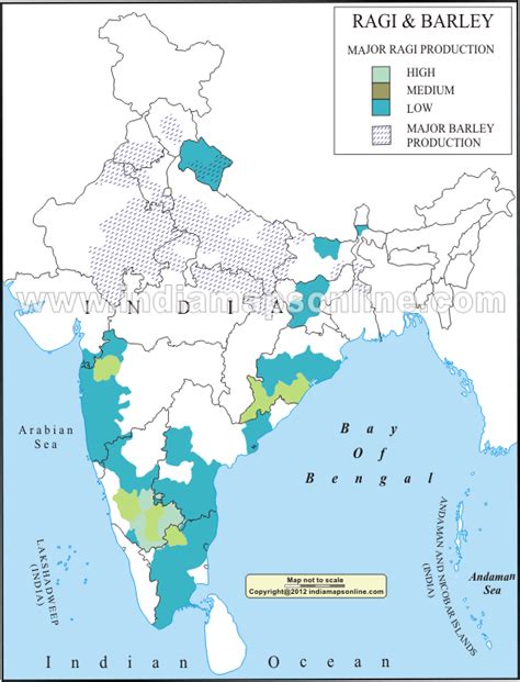 Major Crops Of India Map