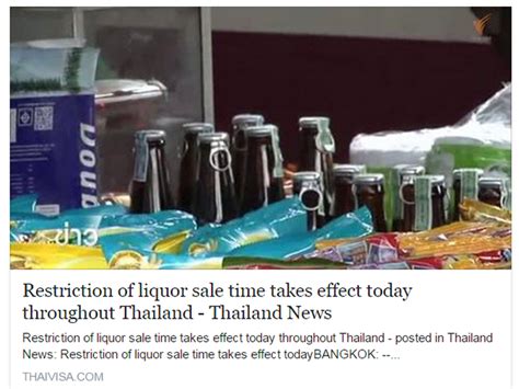 Last updated jul 27, 2021. Thailand Bans Alcohol Sales After Midnight? (And Further ...