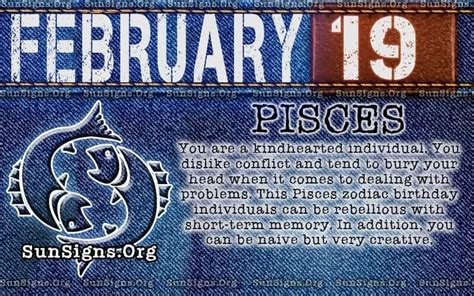 February 19 Zodiac Horoscope Birthday Personality Sunsignsorg