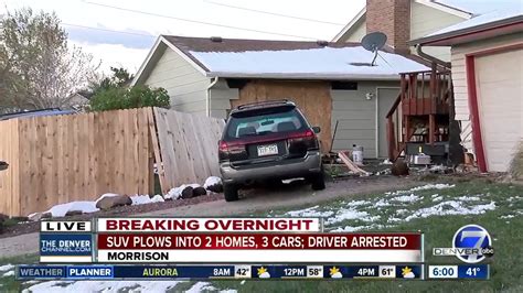 Alleged Drunk Driver Goes On Rampage Plows Into 2 Homes In Morrison