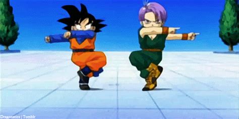 The fusion dance (フュージョン fyūjon), is a technique that is introduced by goku after learning it from metamorans in the other world. Gotenks | DragonBallZ Amino