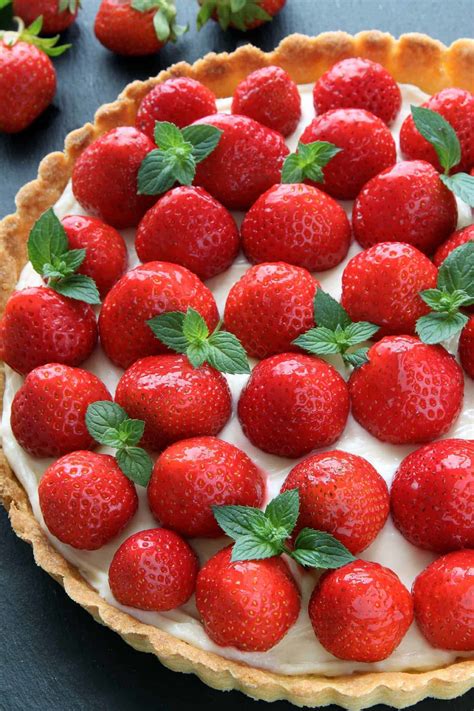 Strawberry Cream Cheese Tart My Baking Addiction