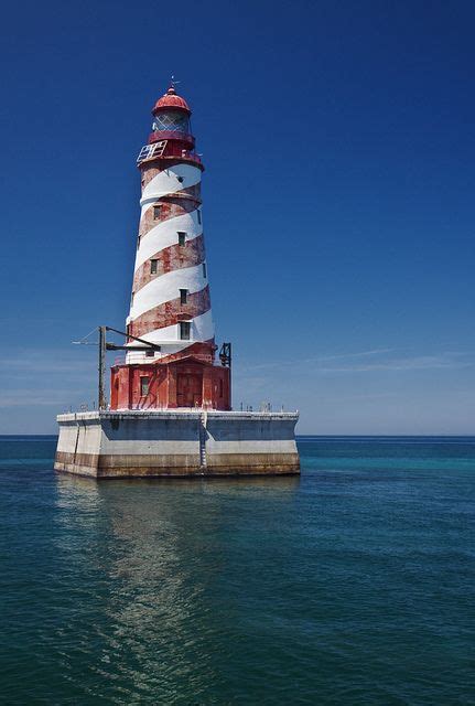 White Shoal Lighthouse Beautiful Lighthouse Lake Lighthouse Lighthouse