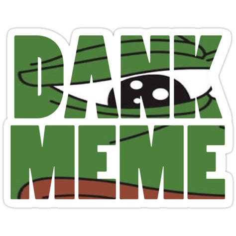 Dank Meme Stickers By Devobo Redbubble