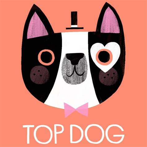 Boston Terrier Top Hat Top Dog Dog Illustration Character