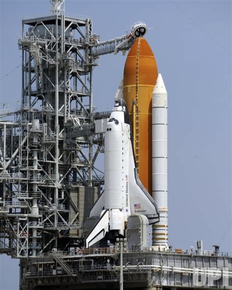 Photo Nasas Space Shuttle Endeavour Is Prepared For Launch On Mission