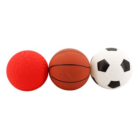 Kids Stuff Mini Sports Balls 3 Pack 5 Inches Diameter Each 1 Soccer