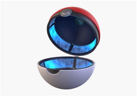 Pokeball Png Transparent Image Opened Pokemon Ball Png Png Download
