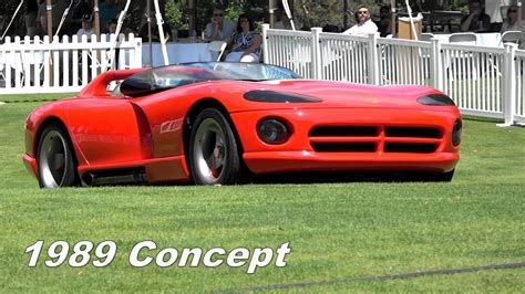 1989 Dodge Viper Concept Driven By Ralph Gilles See Engine Youtube