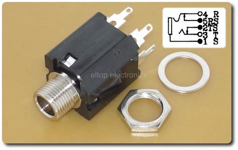 A trs or tip ring sleeve plug has three conductors and can exist at least as 1/4″ and 3.5mm, and can be used with mono balanced connections (especially typically the correct wiring connections for the tip is the positive side for the circuit while the ring is the negative side which will serve as the return. Switched Jack True Bypass Wiring