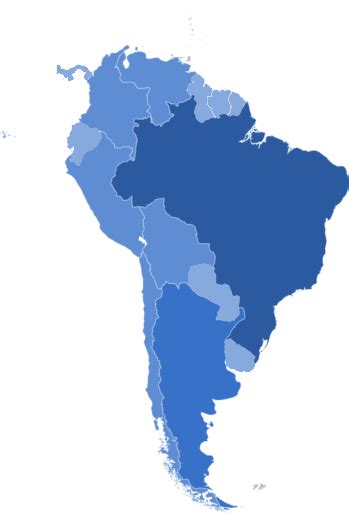 Silueta Mapa Latinoamerica Png Archivo Map Latin America Blue Svg