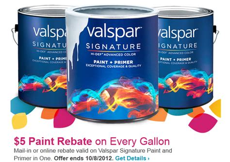 Extreme Couponing Mommy 500 Or 2000 Valspar Signature Paint Rebate