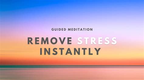 Guided Meditation Remove Stress Instantly 😶‍🌫 Youtube