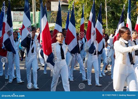 Sosua Dominican Republic 27 February 2020 Independence Day Celebrations On 27th February