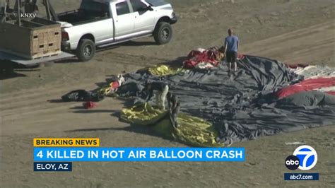4 Killed 1 Critically Injured When Hot Air Balloon Crashes In Desert