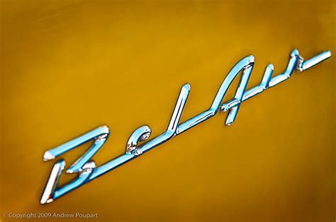 Bel Air Chrome This Is The Belair Logo On The Side Of A Flickr