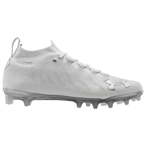 Under Armour Mens Ua Spotlight Lux Mc Football Cleats In Whitewhite