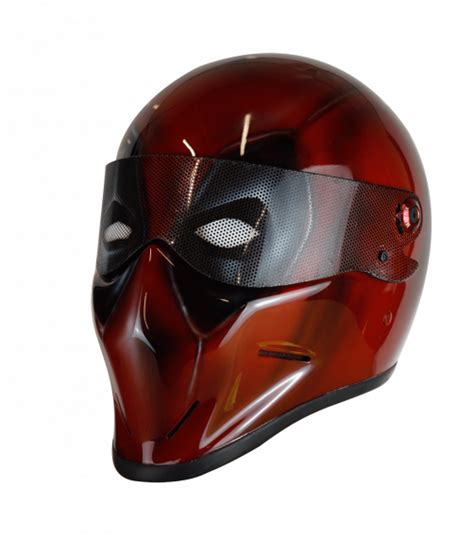 Deadpool Custom Airbrushed Motorcycle Helmet