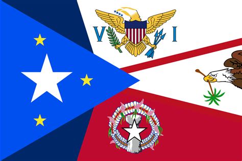 flag of the us johnston virgin wake samoa atoll of northern puerto mariana islands and guam r