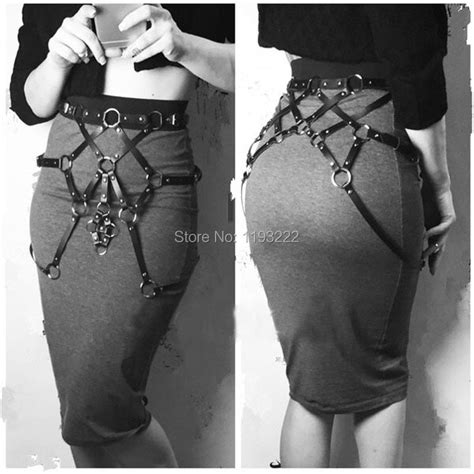 Sexy Pub Club Party Handcrafted Punk Gothic Rock Leather Harness