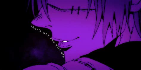 Easy Revenge Dark Purple Aesthetic Banner  Aesthetic Anime