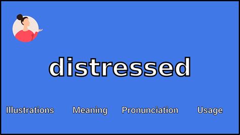 DISTRESSED Meaning And Pronunciation YouTube