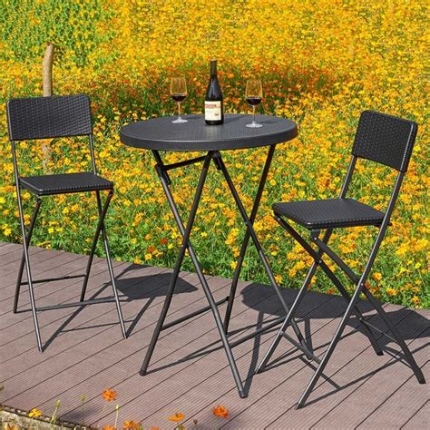 We highlight all the features that you should look for. Royalcraft Palermo Folding Bar Table and Chairs
