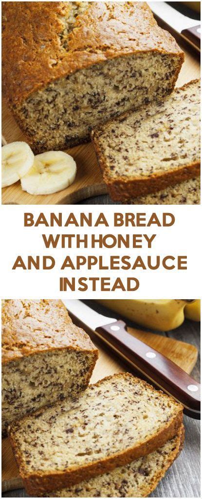 Banana Bread with honey and applesauce instead of sugar ...