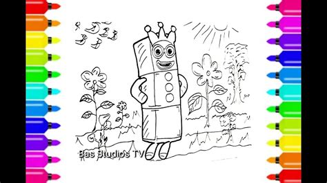 New Numberblocks Coloring Pages Available Fun Educational All In One