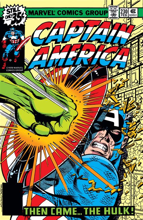 Captain America Vol 1 230 Marvel Comics Database