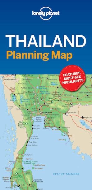 Lonely Planet Thailand Planning Map 1st Ed Book By Lonely Lonely