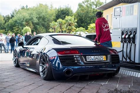 Stanced Audi R8 Bagged Airride Audir8 Air Ride Audi R8 Cars And