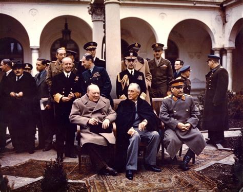 ‘the Big Three At The Yalta Conference International Churchill Society