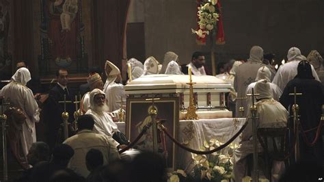 Bbc News In Pictures Egypt Popes Funeral