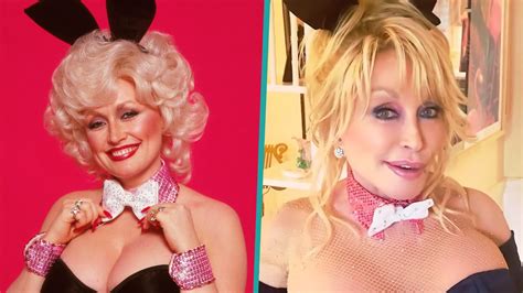 Watch Access Hollywood Highlight Dolly Parton Dresses Up As Playboy Bunny At For Husband S