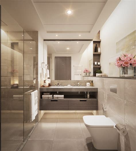 Modern Beige Bathroom Ideas Tanisha Noland