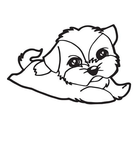 Puppy dog very cute big face coloring page. Animal Coloring Page : Exciting Dog Pictures to Print and Color. Cute Dog Pictures Photo Gallery ...