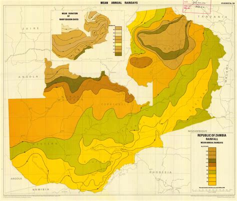 Zambia Climate Map