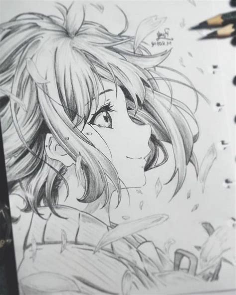 Anime Characters Pencil Sketches Aters