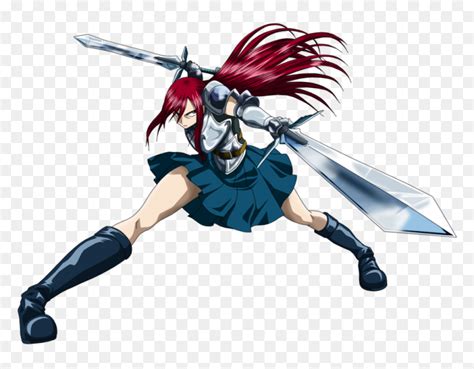 Fairy Tail S2 Erza Scarlet Transparent Armor Hd Png Download Vhv