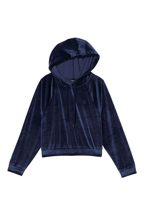 Buy Victorias Secret Velour Lounge Hoodie From The Victorias Secret