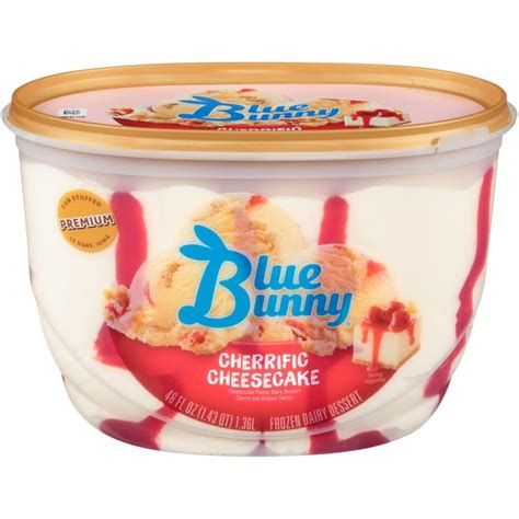 Blue Bunny Premium Cherrific Cheesecake Ice Cream 46 Fl Oz Walmart