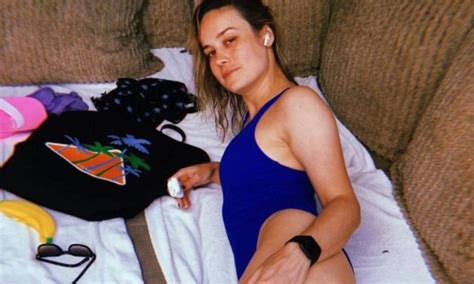Brie Larson Flaunts Her Figure In Sexy High Cut Swimsuit