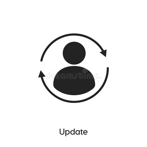 Update Icon Vector Update Profile Icon Vector Symbol Illustration